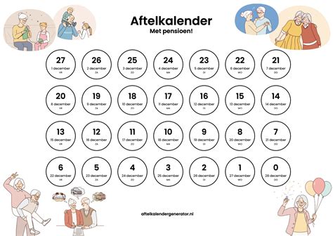 pensioen aftelkalender